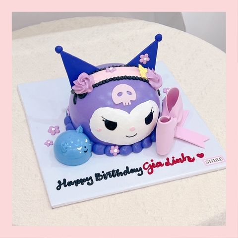 Bánh kem chủ đề nhân vật hoạt hình Sanrio/Labubu/Capybara/Crybaby dễ thương - Bánh sinh nhật trẻ em