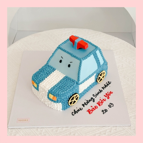 Bánh tạo hình xe hơi/bóng đá 3D - Bánh sinh nhật bé trai