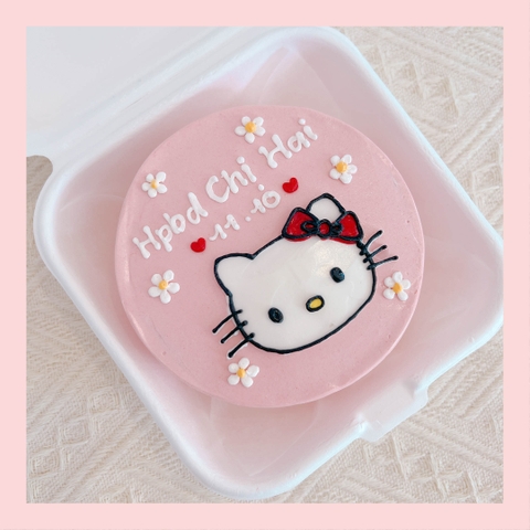 Mini Bento hình mèo dễ thương - Bánh kem bơ mini hộp bã mía
