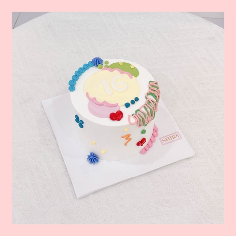 Bánh mini style Hàn Quốc -  Bánh kem bơ mini 10-12cm Korean style