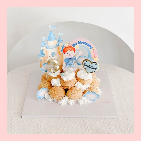 Su kem giòn sinh nhật cho bé - Choux creme trang trí phụ kiện