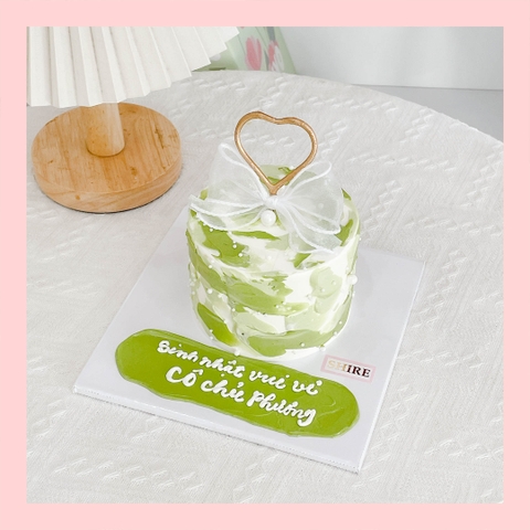Bánh mini phụ kiện hiện đại - Bánh kem bơ mini 10-12cm