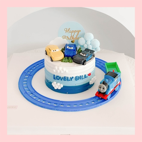 Bánh kem thế giới xe hơi - Bánh sinh nhật bé trai