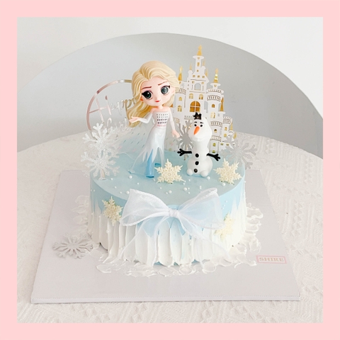 Bánh kem nữ hoàng băng giá Elsa - Bánh sinh nhật công chúa Disney