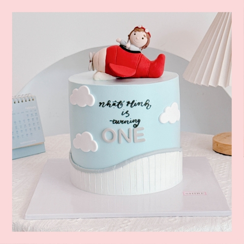 Bánh kem tạo hình em bé trai 3D xinh xắn cho bé trai - Bánh kem fondant
