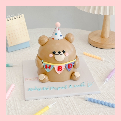 Bánh mini tạo hình thú cute  - Bánh kem bơ mini 10-12cm