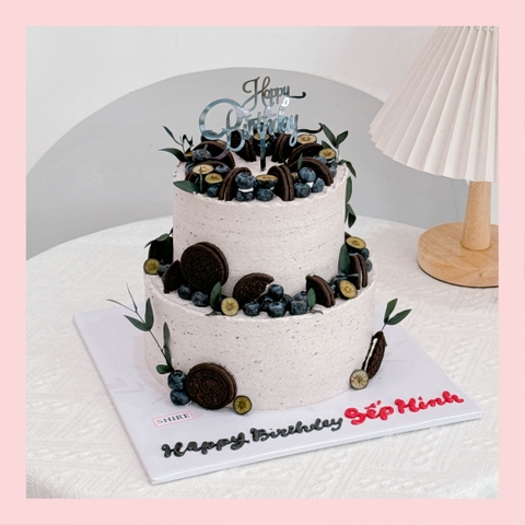 Bánh kem sữa oreo - Bánh kem sinh nhật