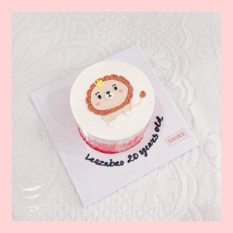 Bánh mini hình thú cute cho bé  - Bánh kem bơ mini 10-12cm