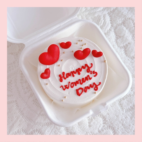 Mini Bento tình yêu - Bánh kem bơ mini hộp bã mía