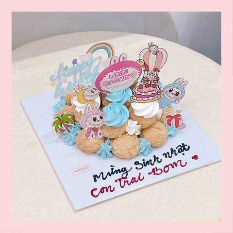 Su kem giòn sinh nhật cho bé - Choux creme trang trí phụ kiện