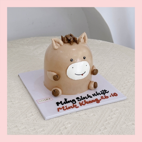 Bánh mini tạo hình thú cute  - Bánh kem bơ mini 10-12cm