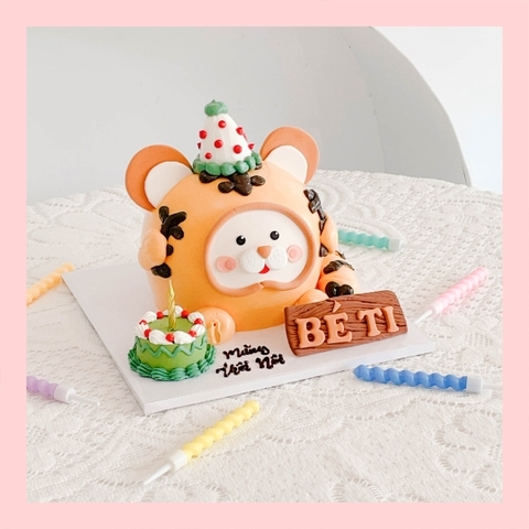 Bánh tạo hình Khủng Long/ con trâu/ con hổ/con rồng 3D - Bánh sinh nhật trẻ em