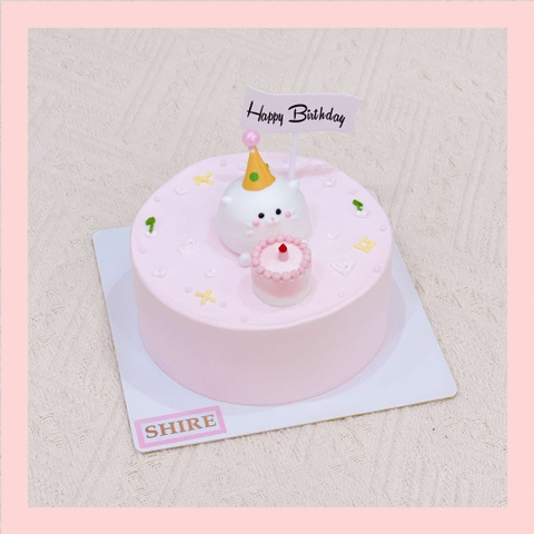 Mini Bento bắt kem 3D - Bánh kem bơ mini hộp bã mía