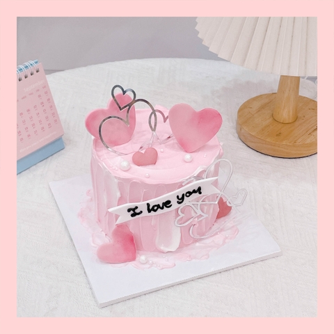 Bánh mini tình yêu/trái tim  - Bánh kem bơ mini 10-12cm