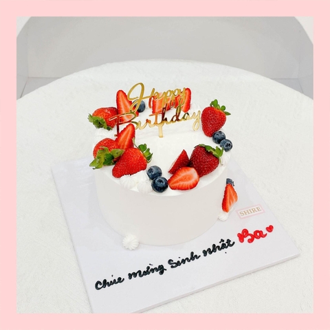 Bánh kem trang trí trái cây - Bánh kem sinh nhật