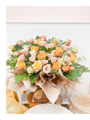 Giỏ hoa tươi mừng tân gia