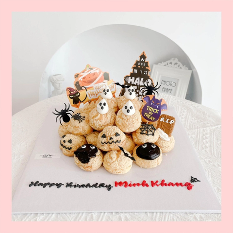 Su kem giòn sinh nhật cho bé - Choux creme trang trí phụ kiện