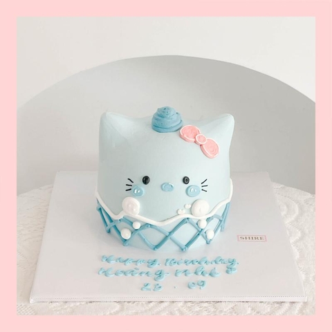 Bánh kem tạo hình con mèo/ con chó 3D cho các bé - Bánh kem sinh nhật