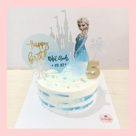 Bánh kem nữ hoàng băng giá Elsa - Bánh sinh nhật công chúa Disney