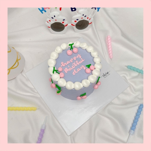 Bánh mini style Hàn Quốc -  Bánh kem bơ mini 10-12cm Korean style