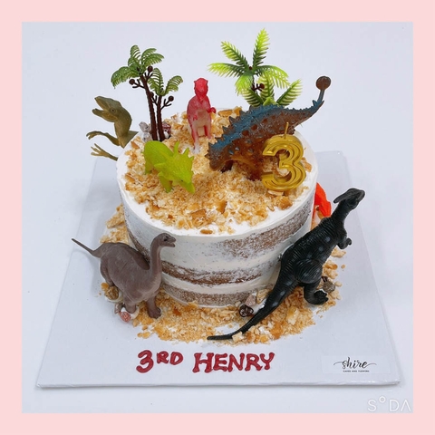 Bánh kem khủng long - Bánh sinh nhật bé trai