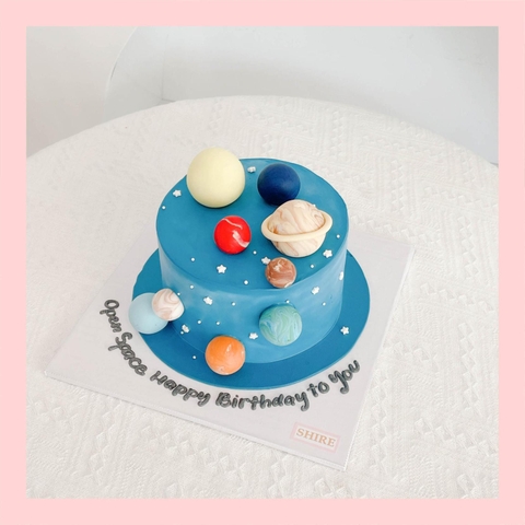 Bánh kem tạo hình vũ trụ/ thể thao - Bánh kem fondant