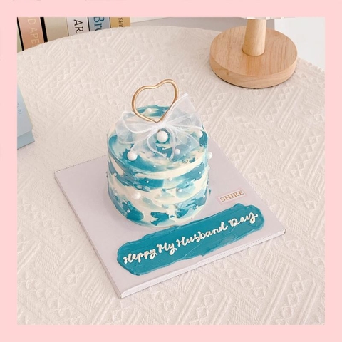 Bánh mini phụ kiện hiện đại - Bánh kem bơ mini 10-12cm