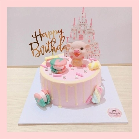 Bánh kem tuổi hợi/con heo - Bánh sinh nhật trẻ em