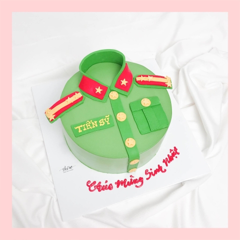 Bánh kem tạo hình áo 3D fondant - Bánh kem sinh nhật