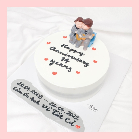 Bánh kem mừng thọ hiện đại