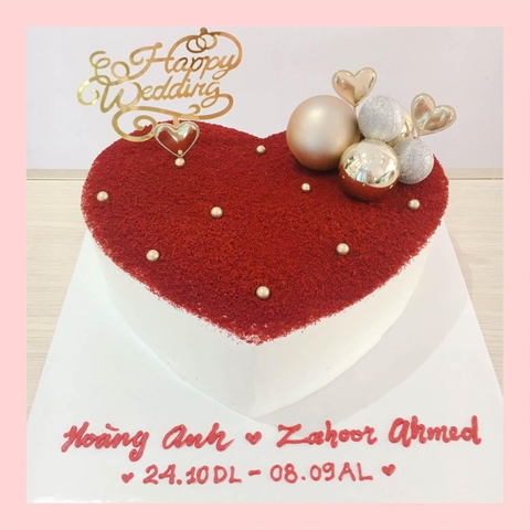 Tiramisu phủ redvelvet  - Bánh kem tiramisu dạng ổ