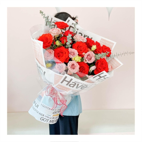 Bó hoa tươi tặng sếp nam