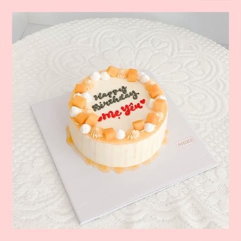 Mousse lạnh xoài - Bánh kem sinh nhật kiểu âu