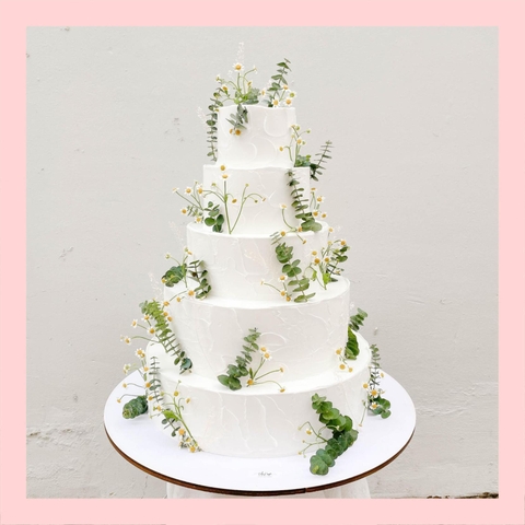 Bánh kem cưới nhà hàng lớn