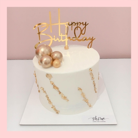 Bánh mini phụ kiện hiện đại - Bánh kem bơ mini 10-12cm