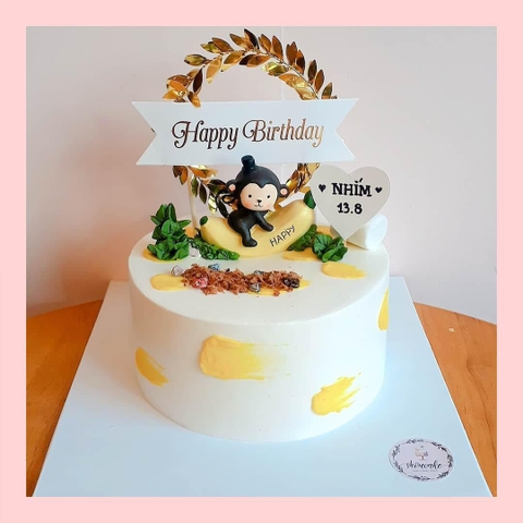 Bánh kem tuổi thân/con khỉ - Bánh sinh nhật trẻ em