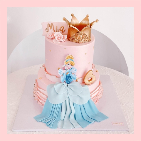 Bánh kem Lọ Lem Cinderella - Bánh sinh nhật công chúa Disney