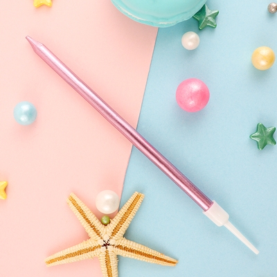 Nến sinh nhật nhũ đơn cao cấp