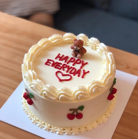 Nến sinh nhật hình gấu bông nhỏ nâu/trắng