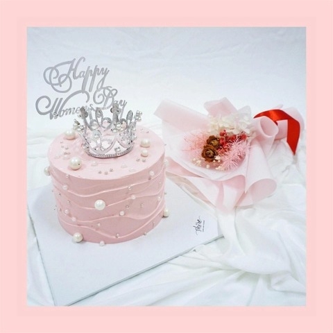 Bánh mini phụ kiện hiện đại - Bánh kem bơ mini 10-12cm