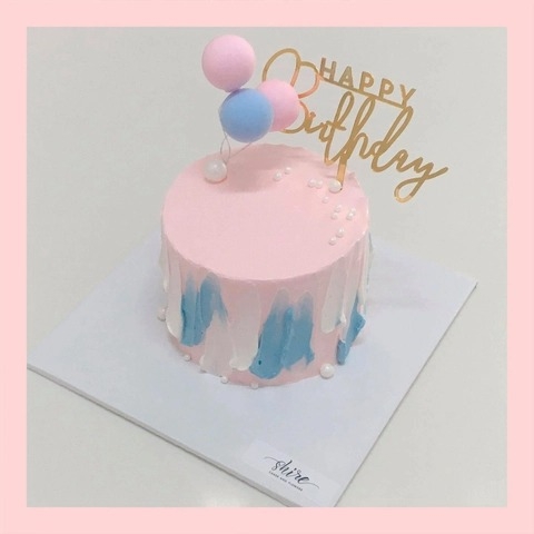 Bánh mini phụ kiện hiện đại - Bánh kem bơ mini 10-12cm