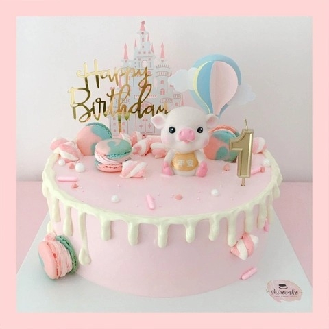 Bánh kem tuổi hợi/con heo - Bánh sinh nhật trẻ em