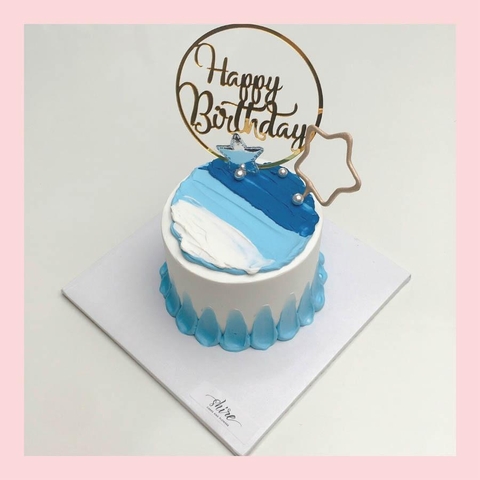 Bánh mini phụ kiện hiện đại - Bánh kem bơ mini 10-12cm