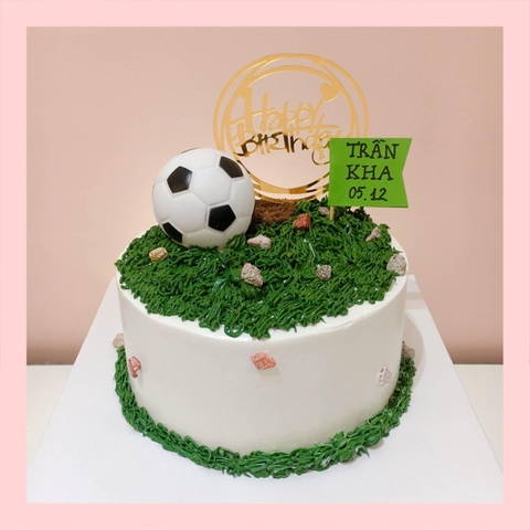 Bánh kem bóng đá - Bánh sinh nhật bé trai