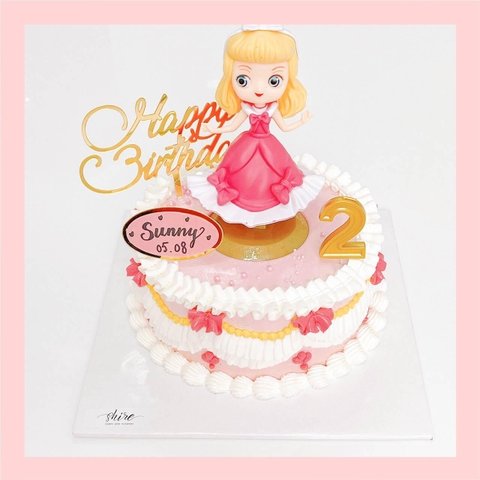 Bánh kem người đẹp ngủ trong rừng Aurora - Bánh sinh nhật công chúa Disney