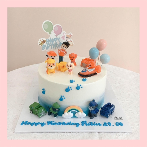 Bánh kem Minion/Tom&Jerry/Pikachu/Đội chó cứu hộ - Bánh sinh nhật trẻ em