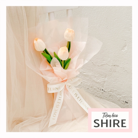 Hoa tulip PU dạng bó