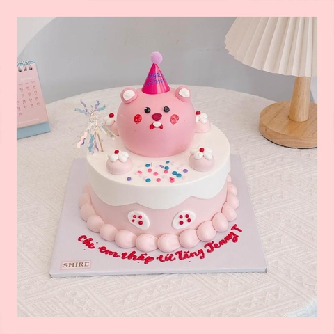 Bánh kem chủ đề nhân vật hoạt hình Sanrio/Labubu/Capybara/Crybaby dễ thương - Bánh sinh nhật trẻ em