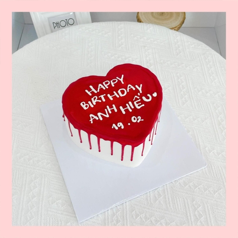 Bánh kem hình trái tim