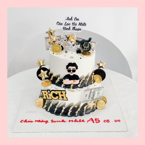 Bánh kem hai tầng cho nam/cho sếp - Bánh kem sinh nhật cho nam